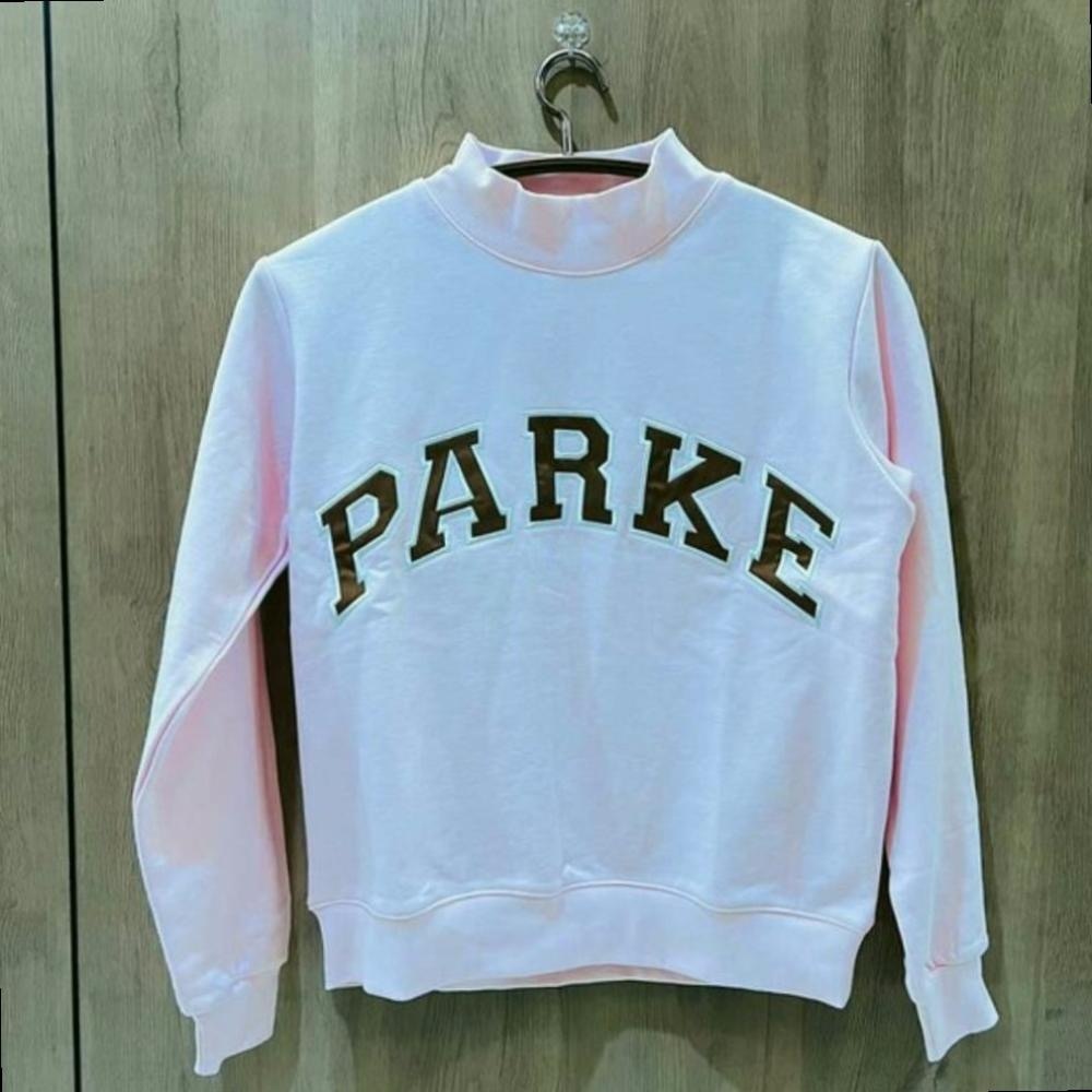 Parke the Label Pink Collegiate Applique Sweatshirt ★ Soft & Cozy